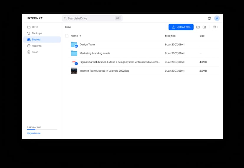 Internxt Meet Solution